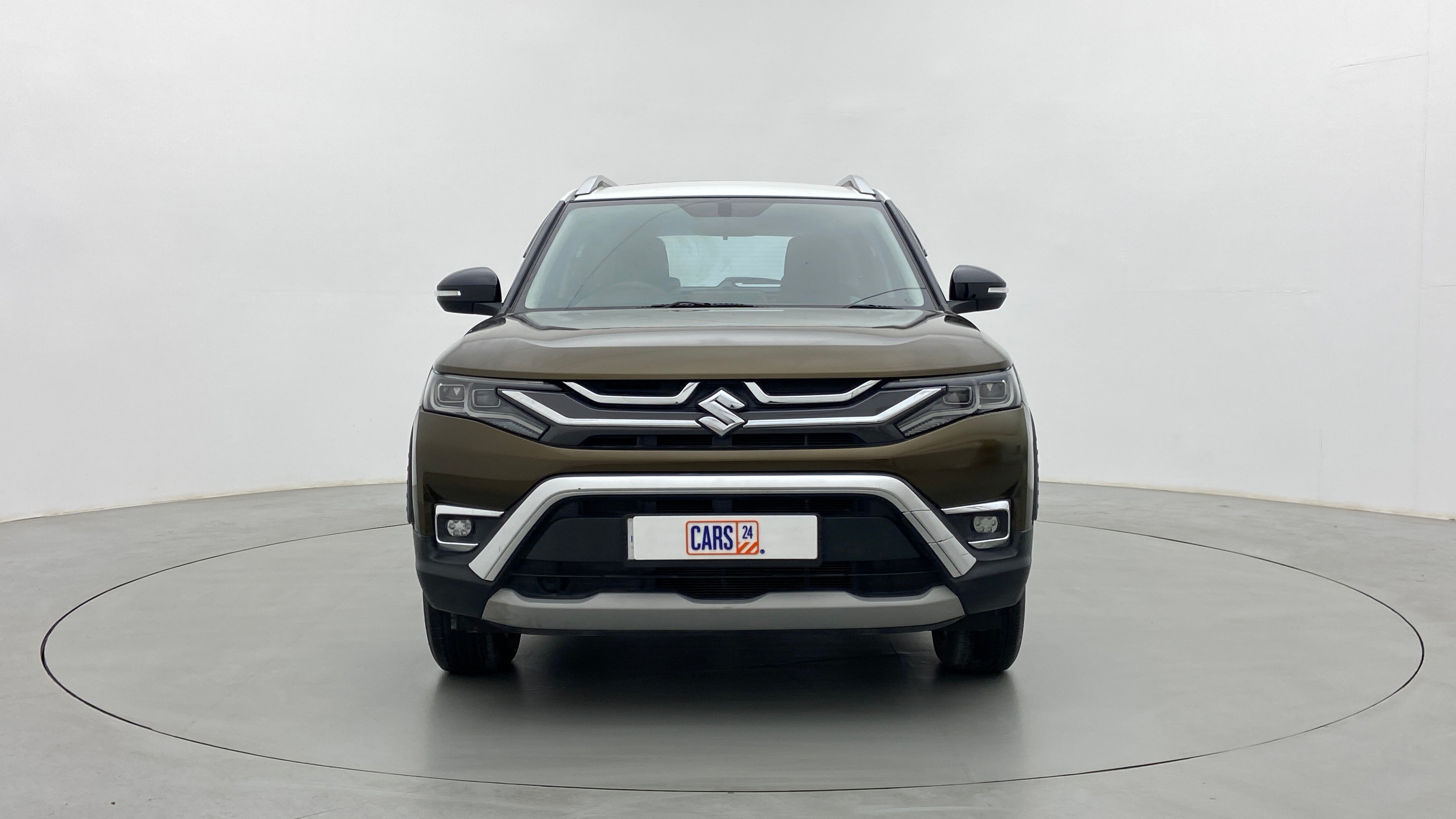 Front view of a Maruti Suzuki Brezza