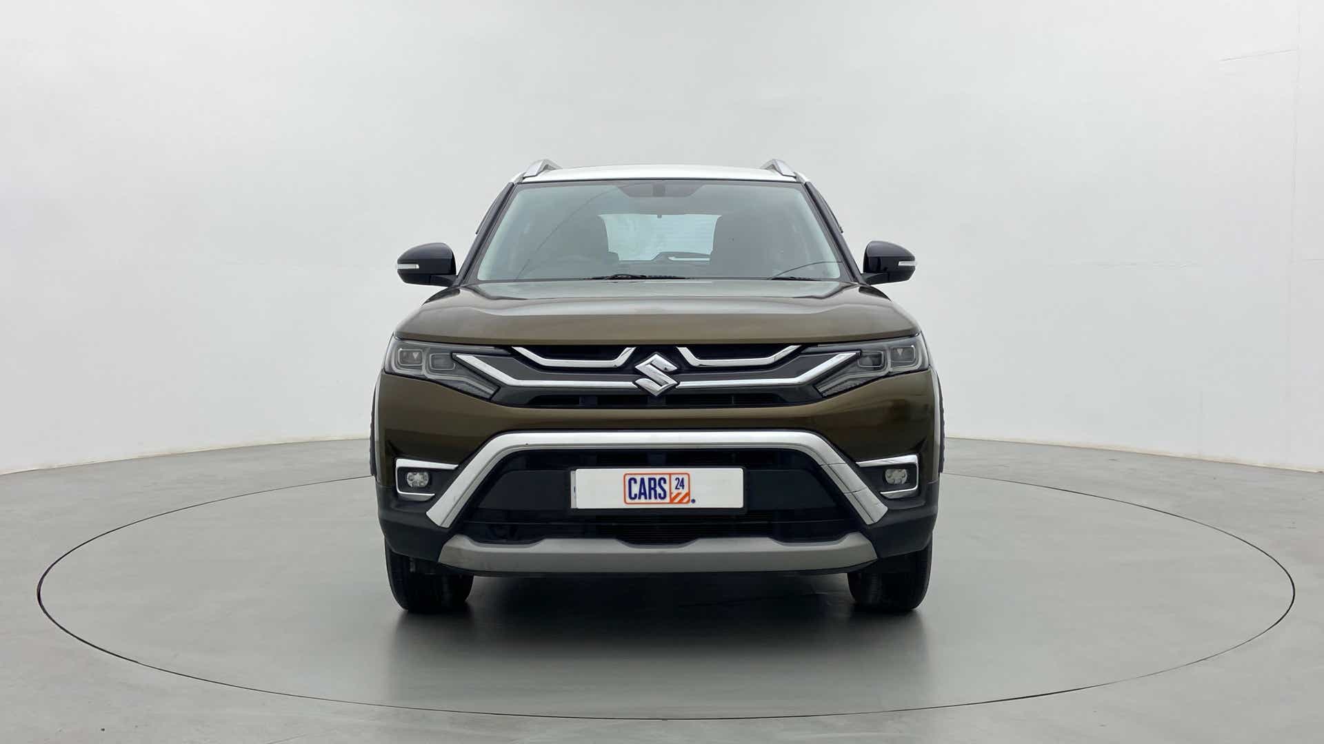 Front view of a Maruti Suzuki Brezza