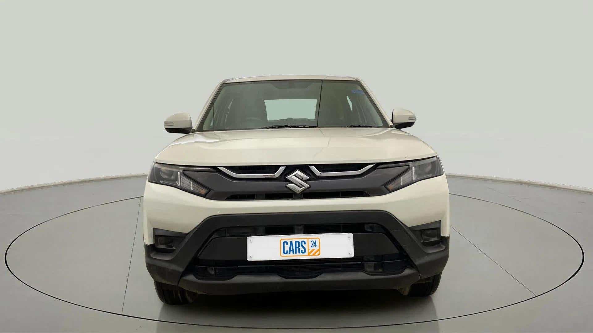 Front view of a Maruti Suzuki Brezza