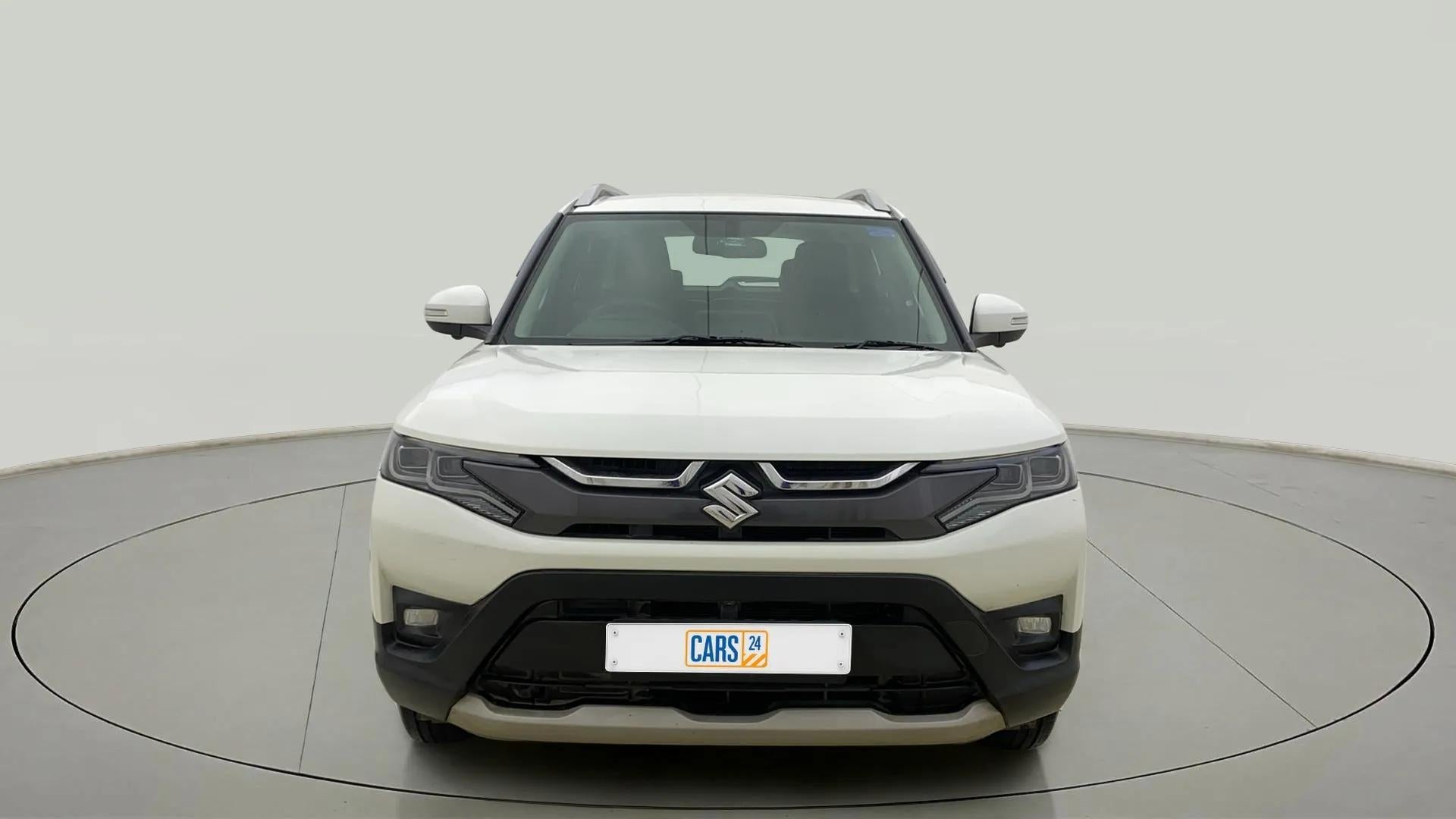 Front view of a Maruti Suzuki Brezza