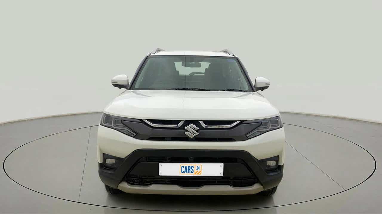 Front view of a Maruti Suzuki Brezza