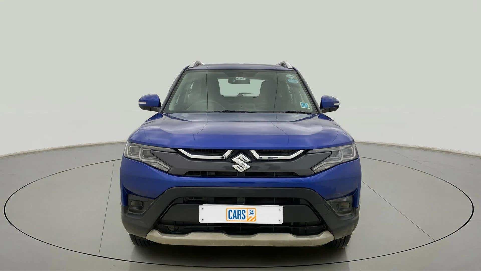 Front view of a Maruti Suzuki Brezza