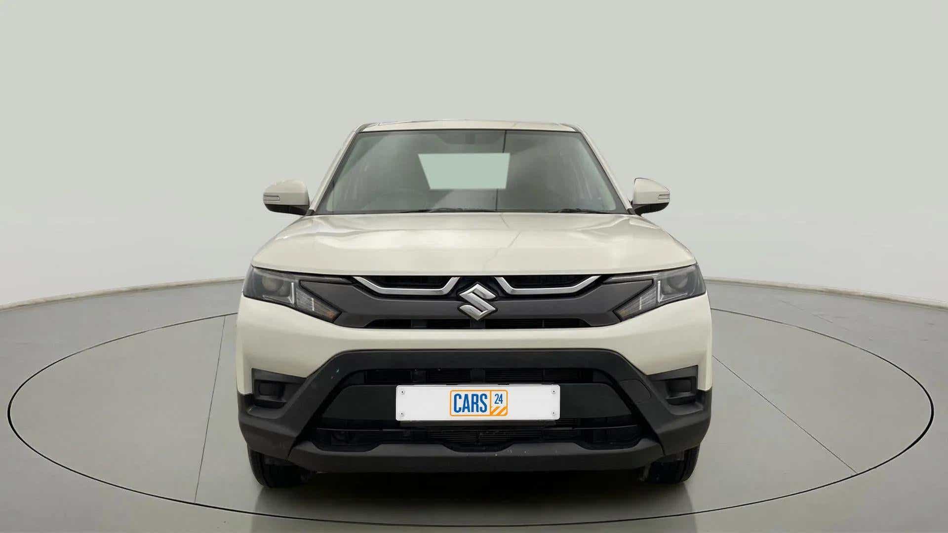 Front view of a Maruti Suzuki Brezza