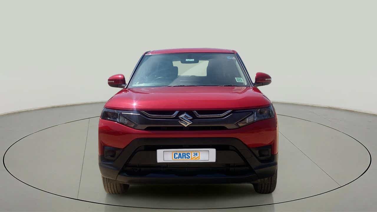 Front view of a maruti suzuki brezza