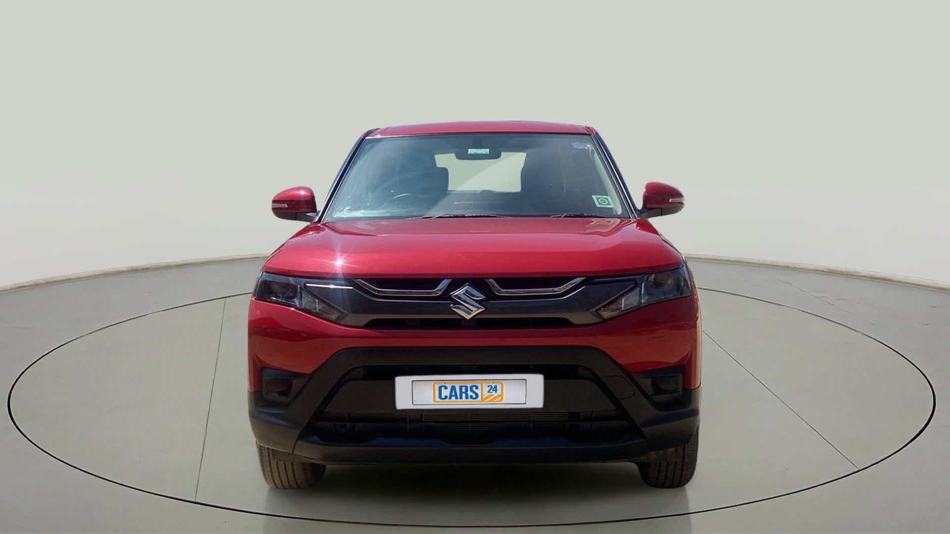 Front view of a maruti suzuki brezza