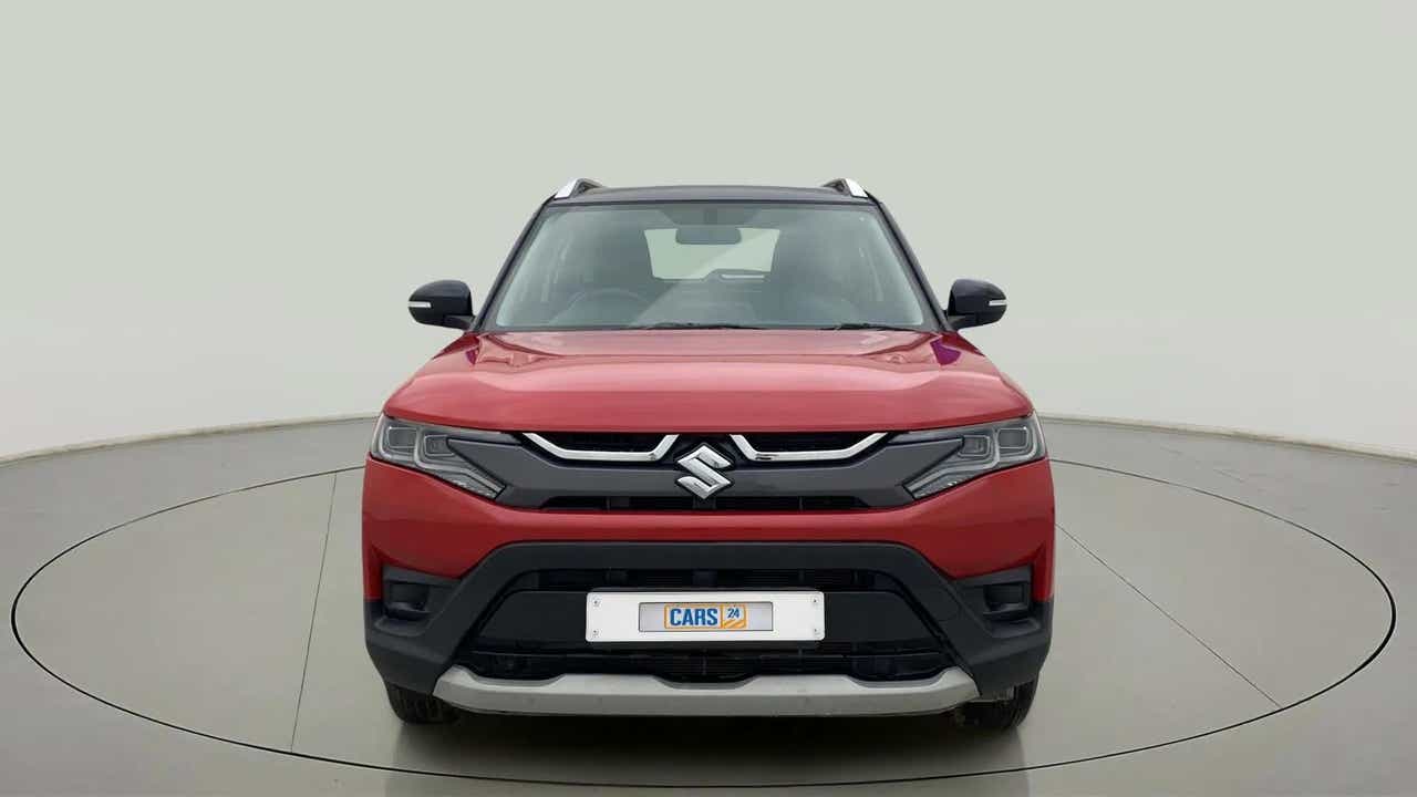 Front view of a Maruti Suzuki Brezza