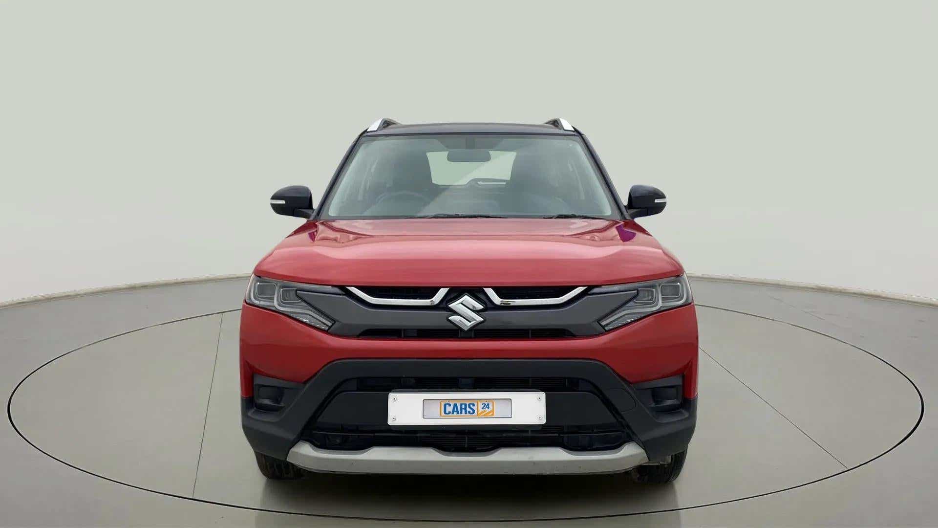 Front view of a Maruti Suzuki Brezza