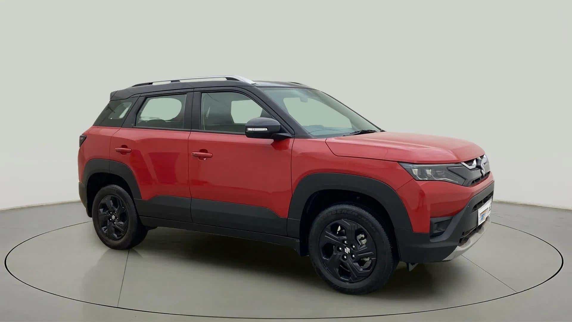 Side view of a Maruti Suzuki Brezza