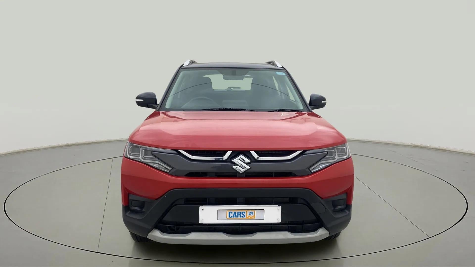 Front view of a Maruti Suzuki Brezza