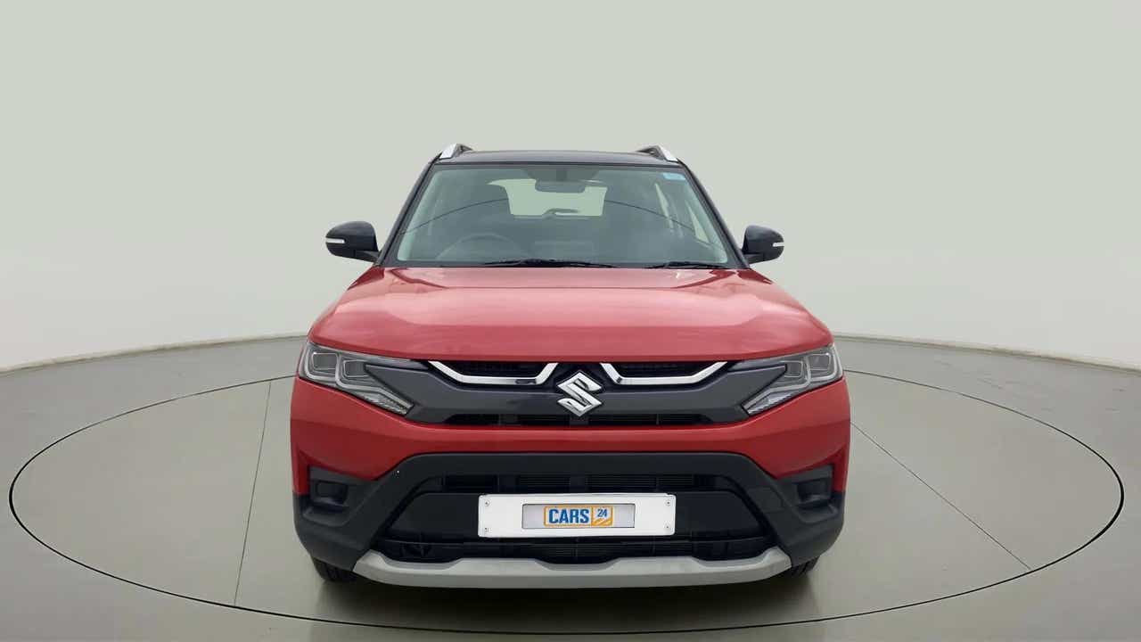 Front view of a Maruti Suzuki Brezza