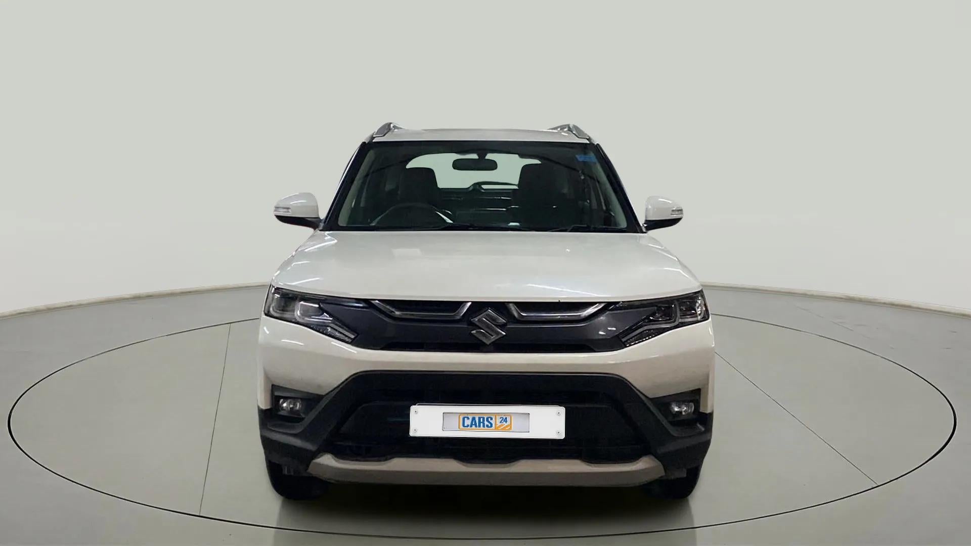 Front view of a Maruti Suzuki Brezza