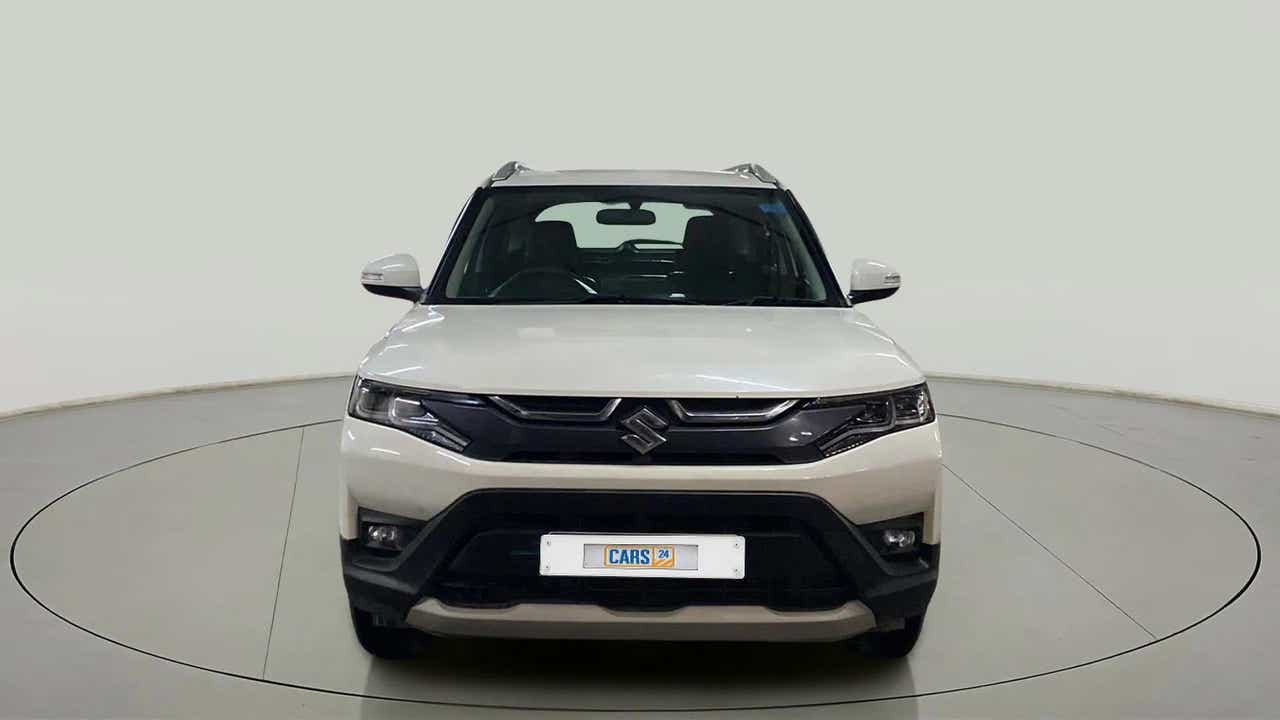Front view of a Maruti Suzuki Brezza