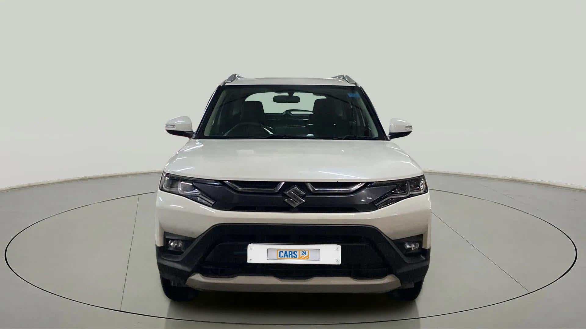 Front view of a Maruti Suzuki Brezza