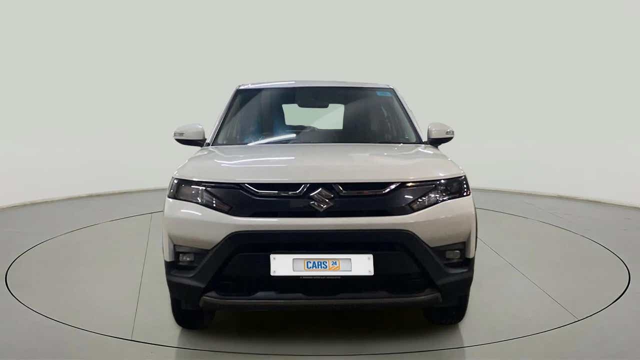 Front view of a Maruti Suzuki Brezza
