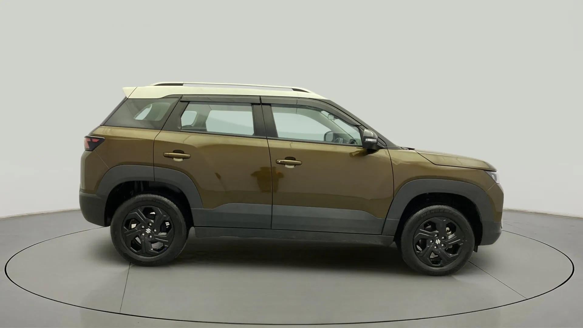 Side view of a Maruti Suzuki Brezza