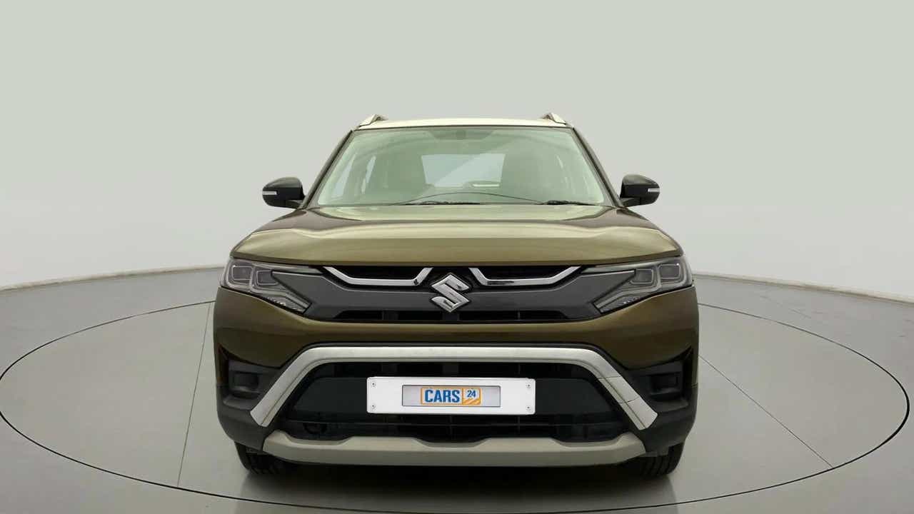 Front view of a Maruti Suzuki Brezza