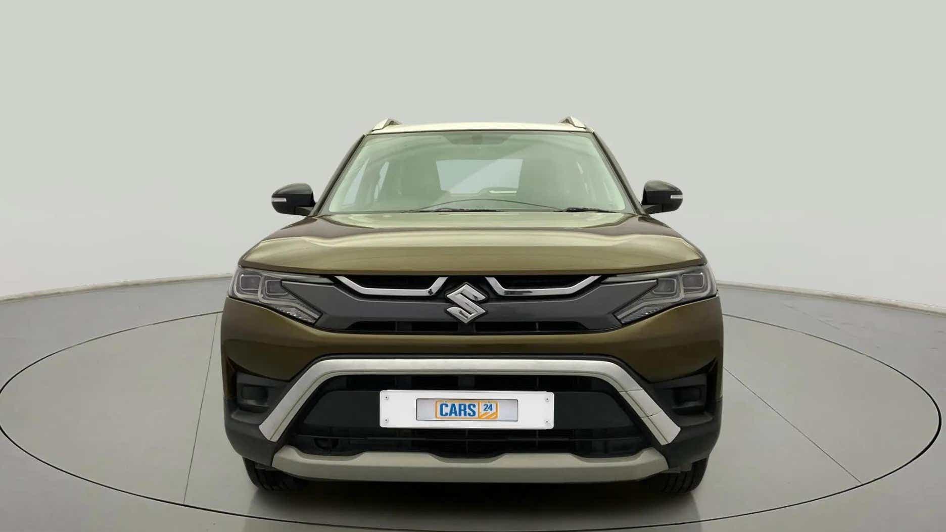 Front view of a Maruti Suzuki Brezza