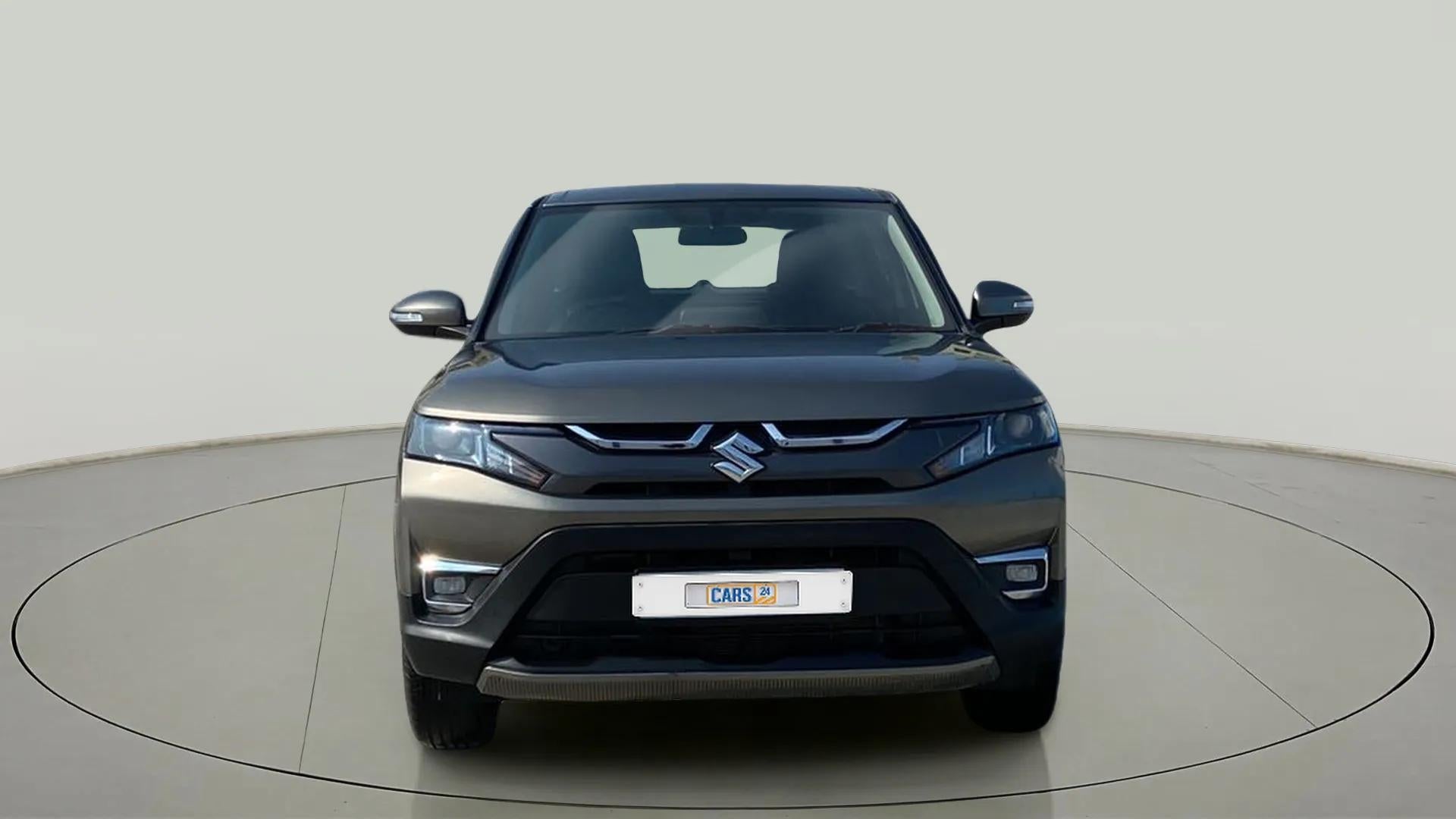 Front view of a Maruti Suzuki Brezza