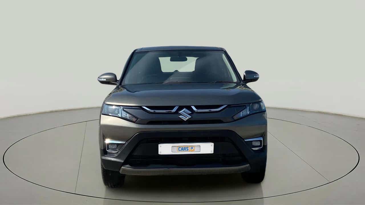 Front view of a Maruti Suzuki Brezza