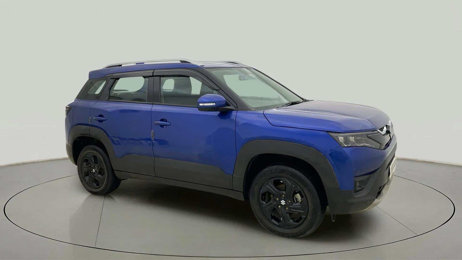 Side view of a Maruti Suzuki Brezza