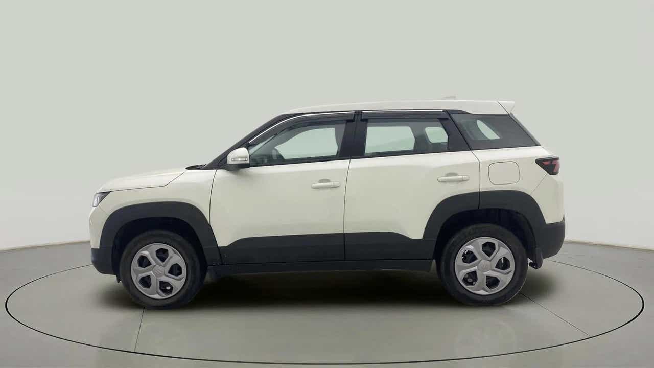 Side view of a Maruti Suzuki Brezza