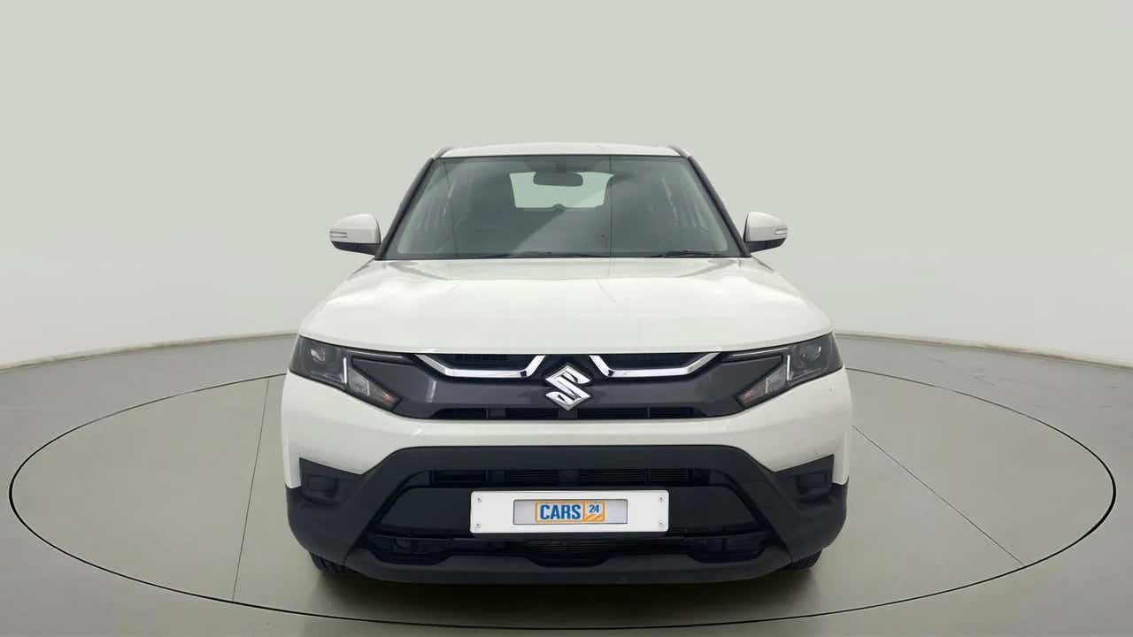Front view of a Maruti Suzuki Brezza