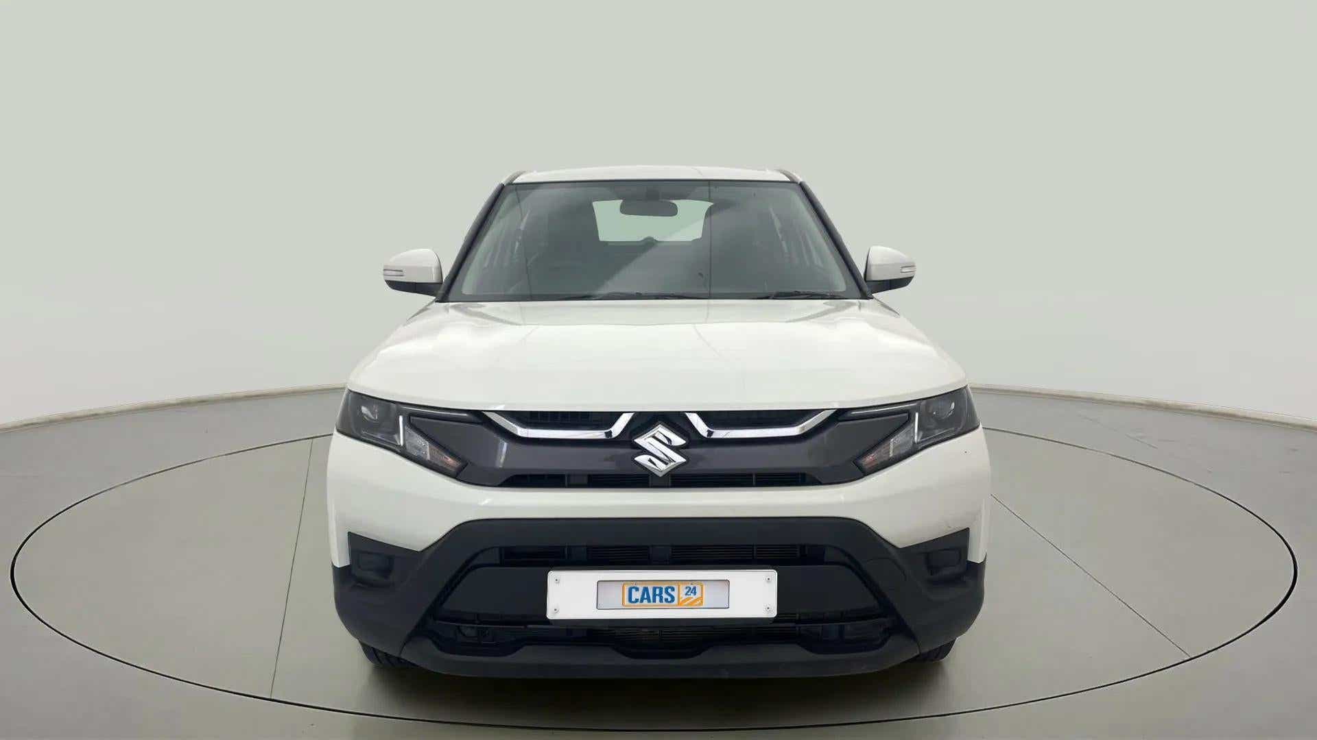 Front view of a Maruti Suzuki Brezza