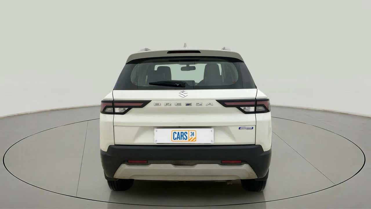 Rear view of a Maruti Suzuki Brezza