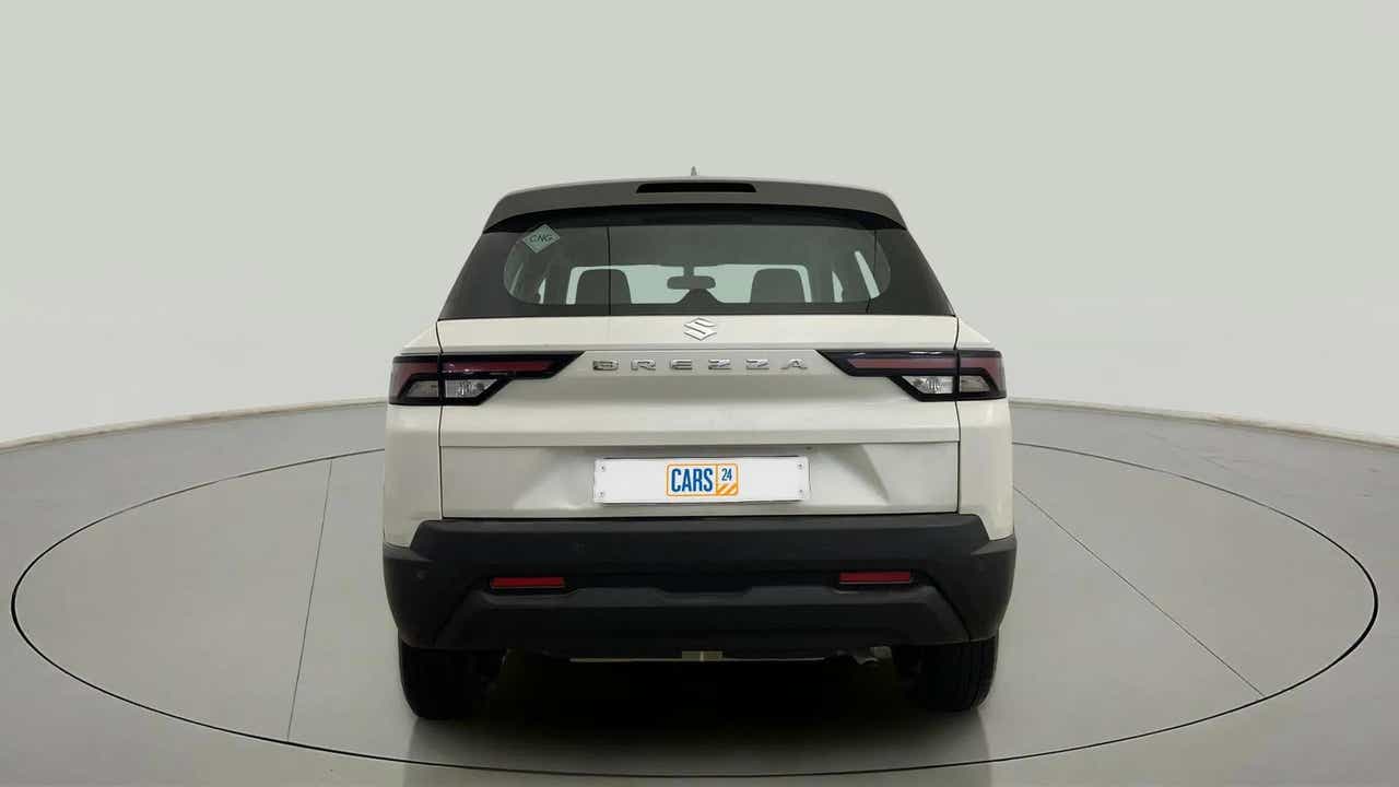 Rear view of a Maruti Suzuki Brezza