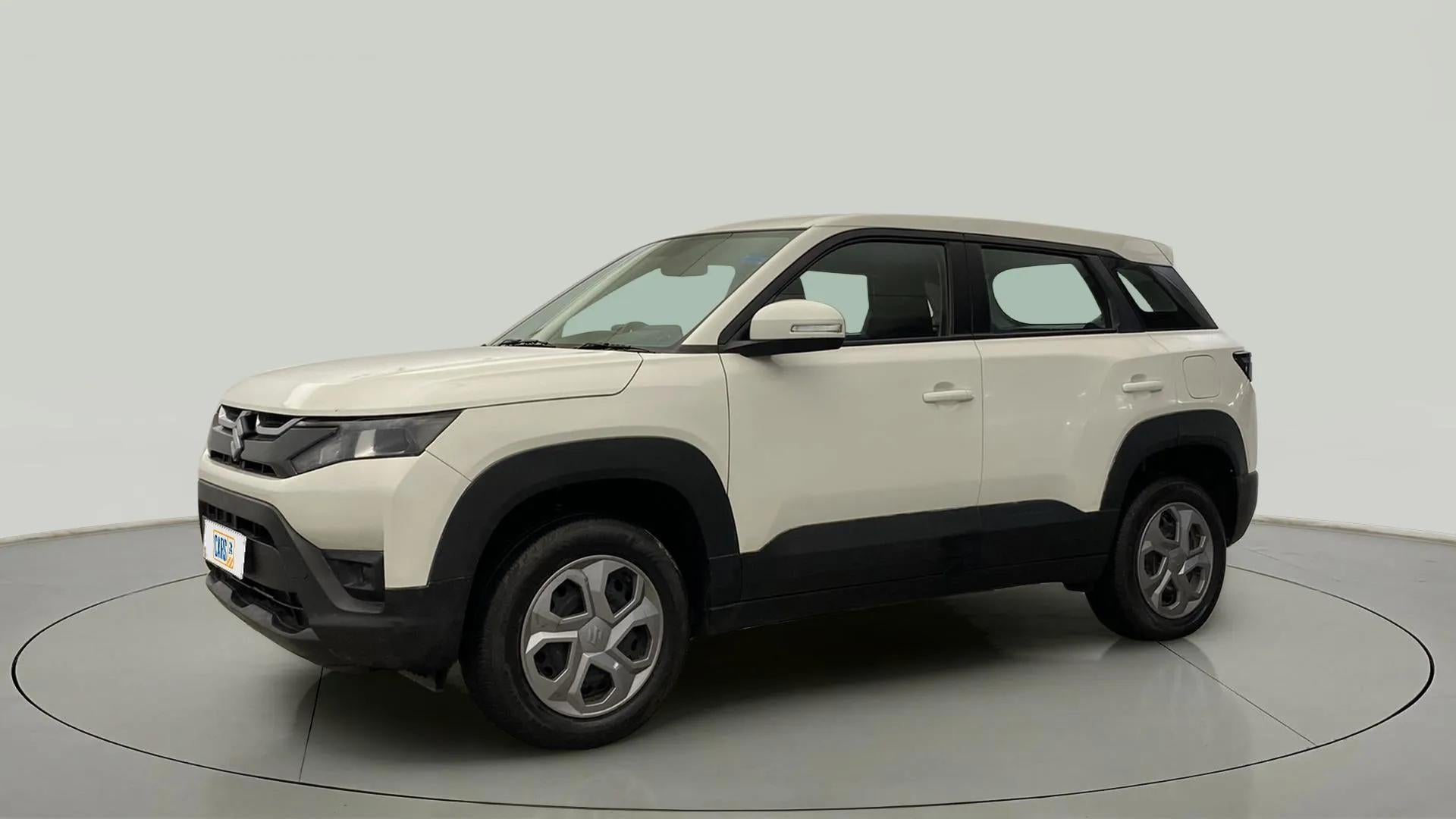 Front side view of a Maruti Suzuki Brezza