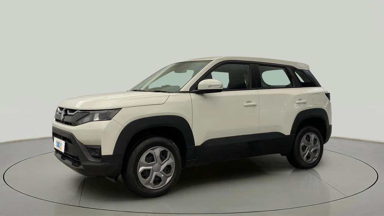 Front side view of a Maruti Suzuki Brezza