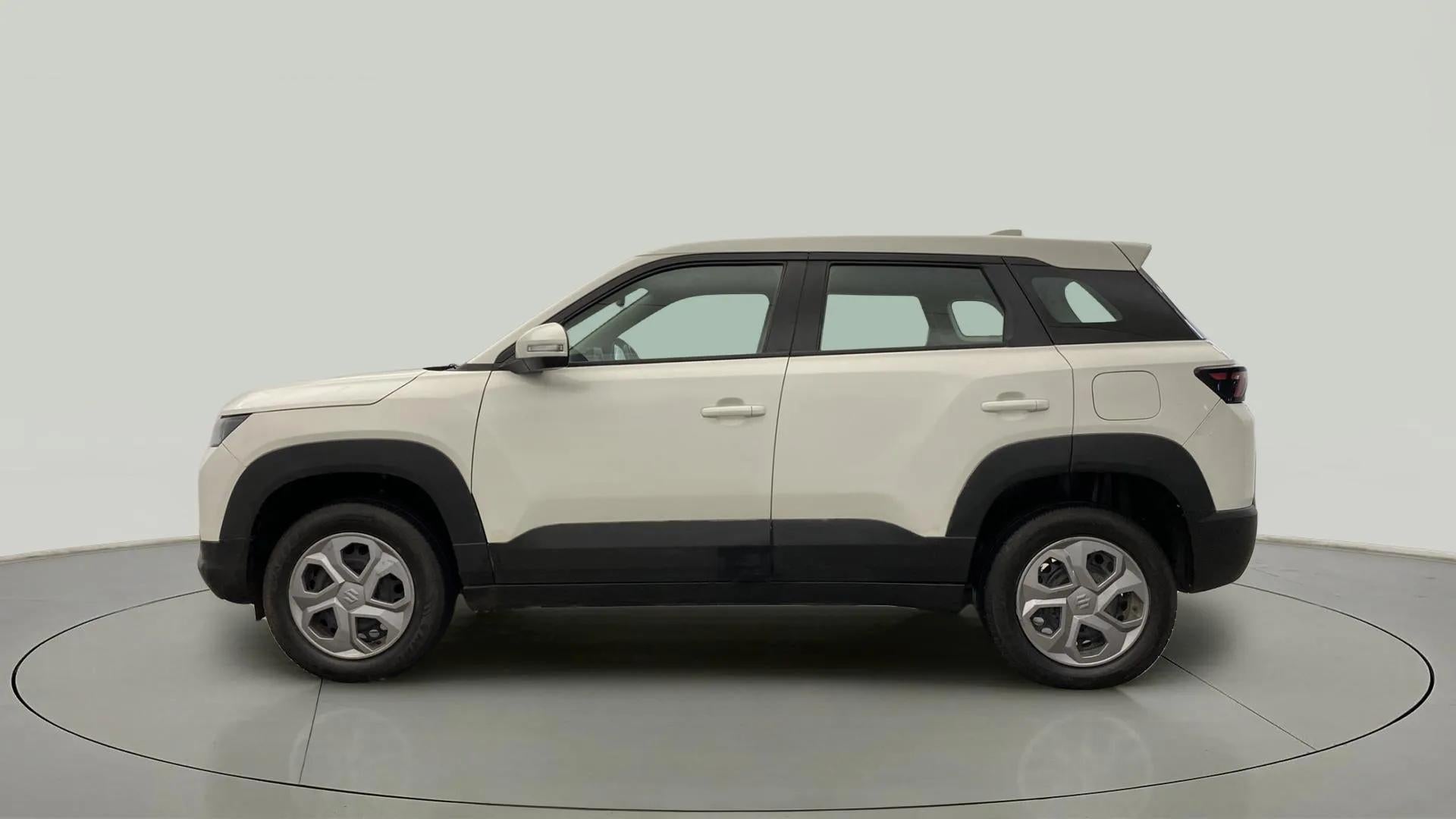 Side view of a Maruti Suzuki Brezza