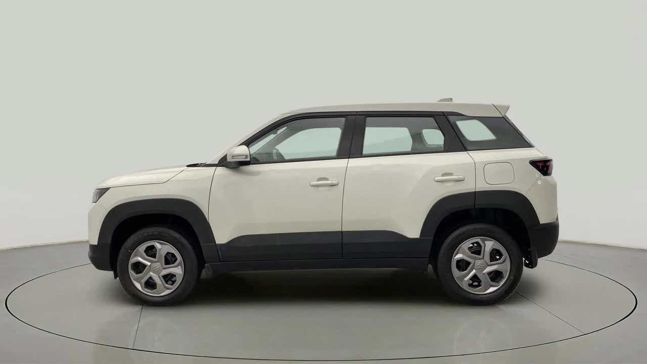 Side view of a Maruti Suzuki Brezza