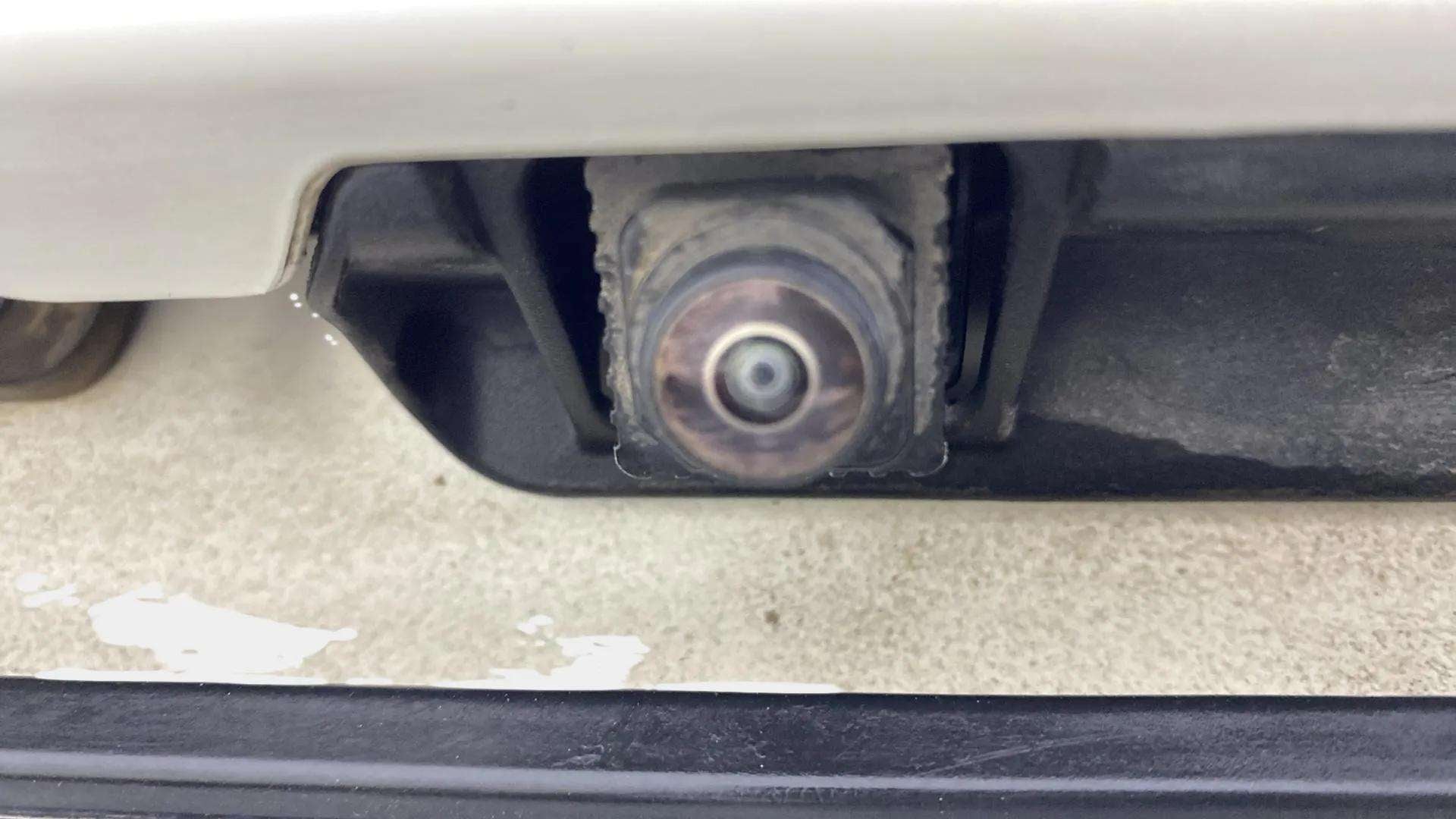 Rear camera close-up of a Maruti Suzuki Brezza