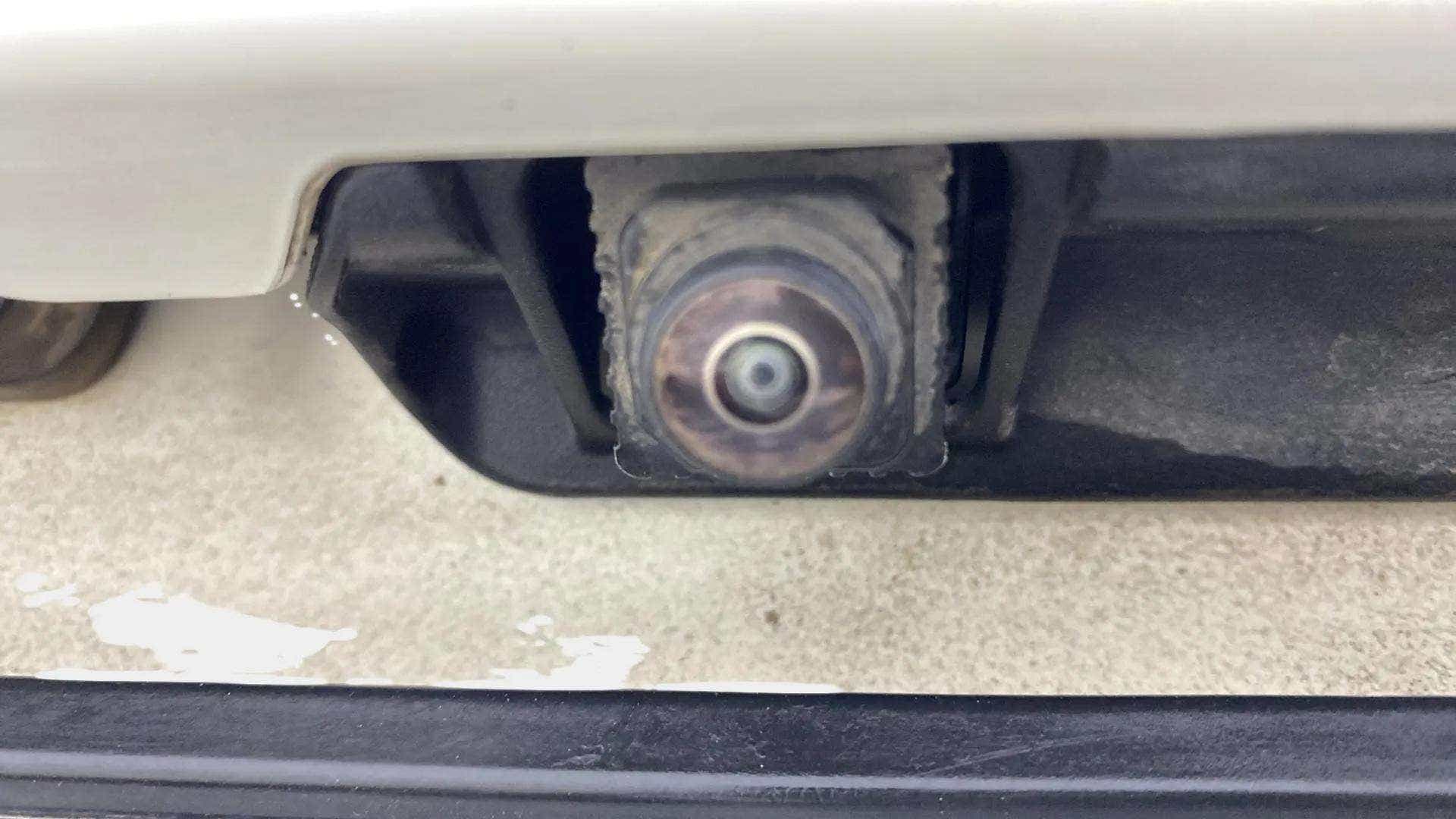 Rear camera close-up of a Maruti Suzuki Brezza