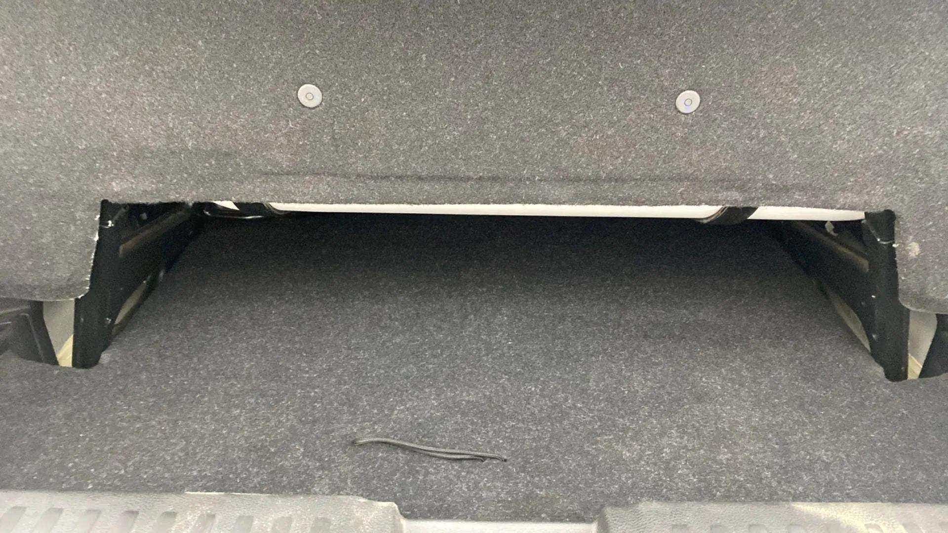 Boot space area of a Maruti Suzuki Brezza