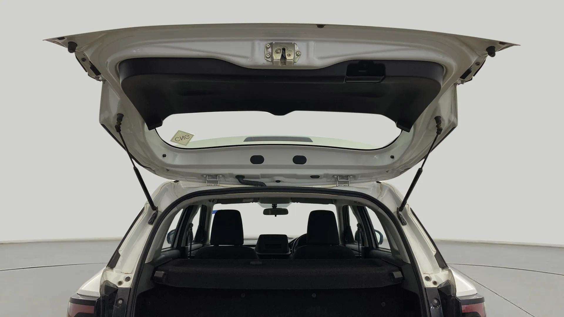 Boot space view of a Maruti Suzuki Brezza