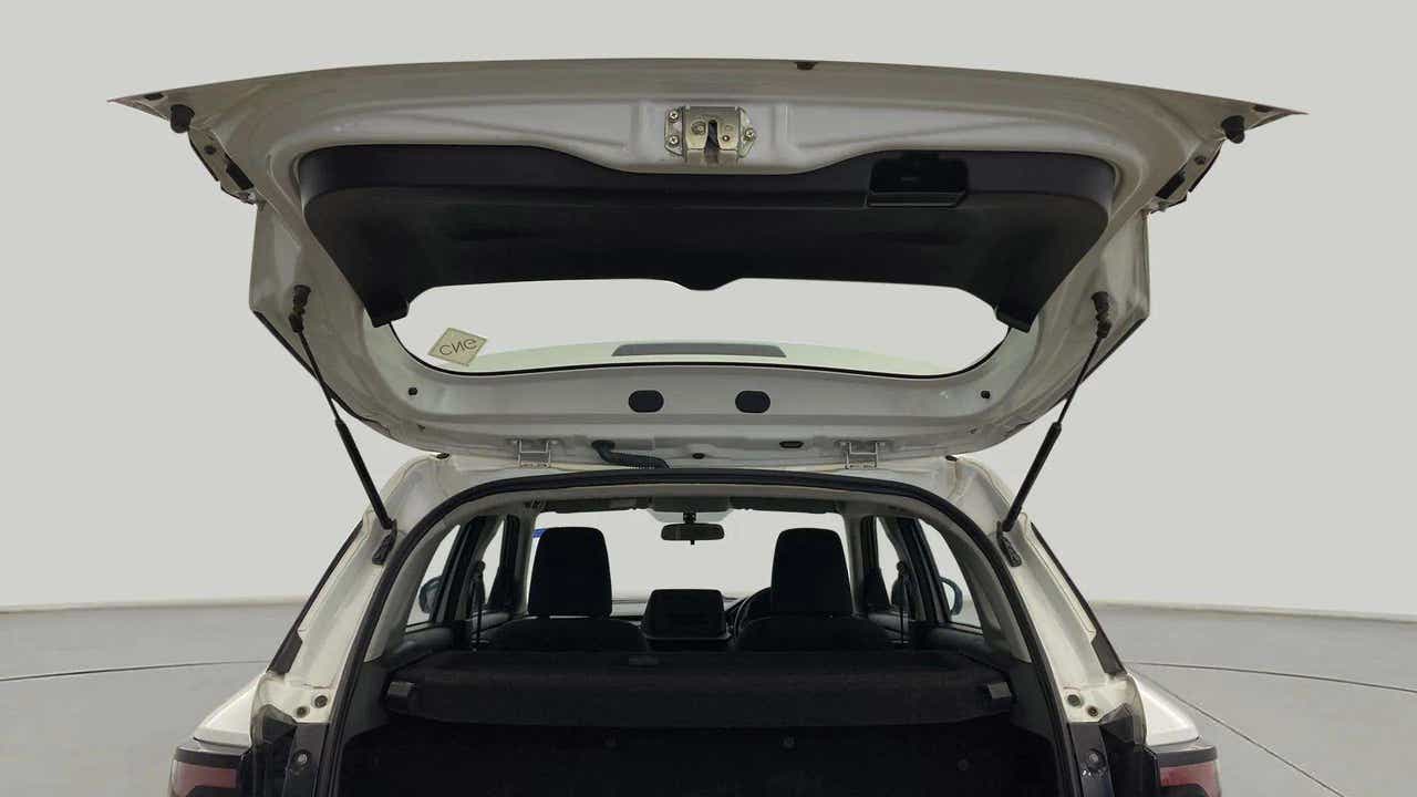 Boot space view of a Maruti Suzuki Brezza