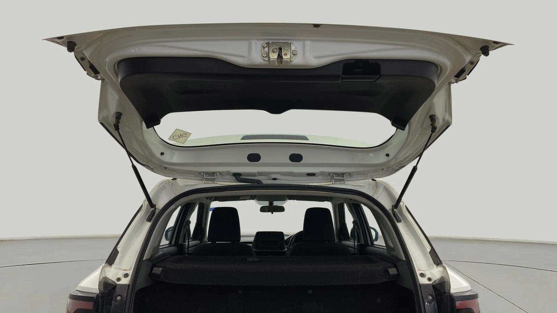 Boot space view of a Maruti Suzuki Brezza