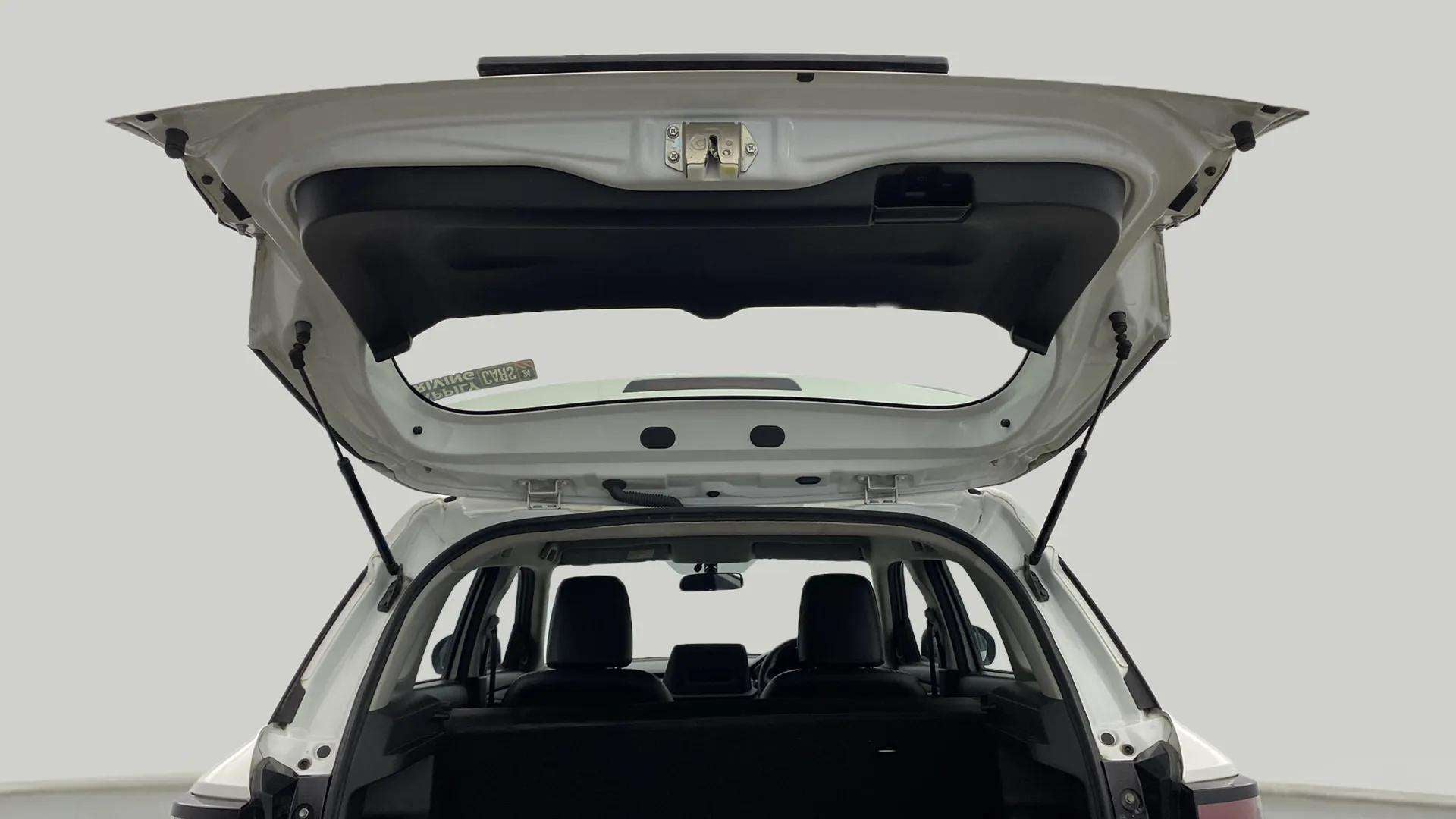 Boot view of a Maruti Suzuki Brezza