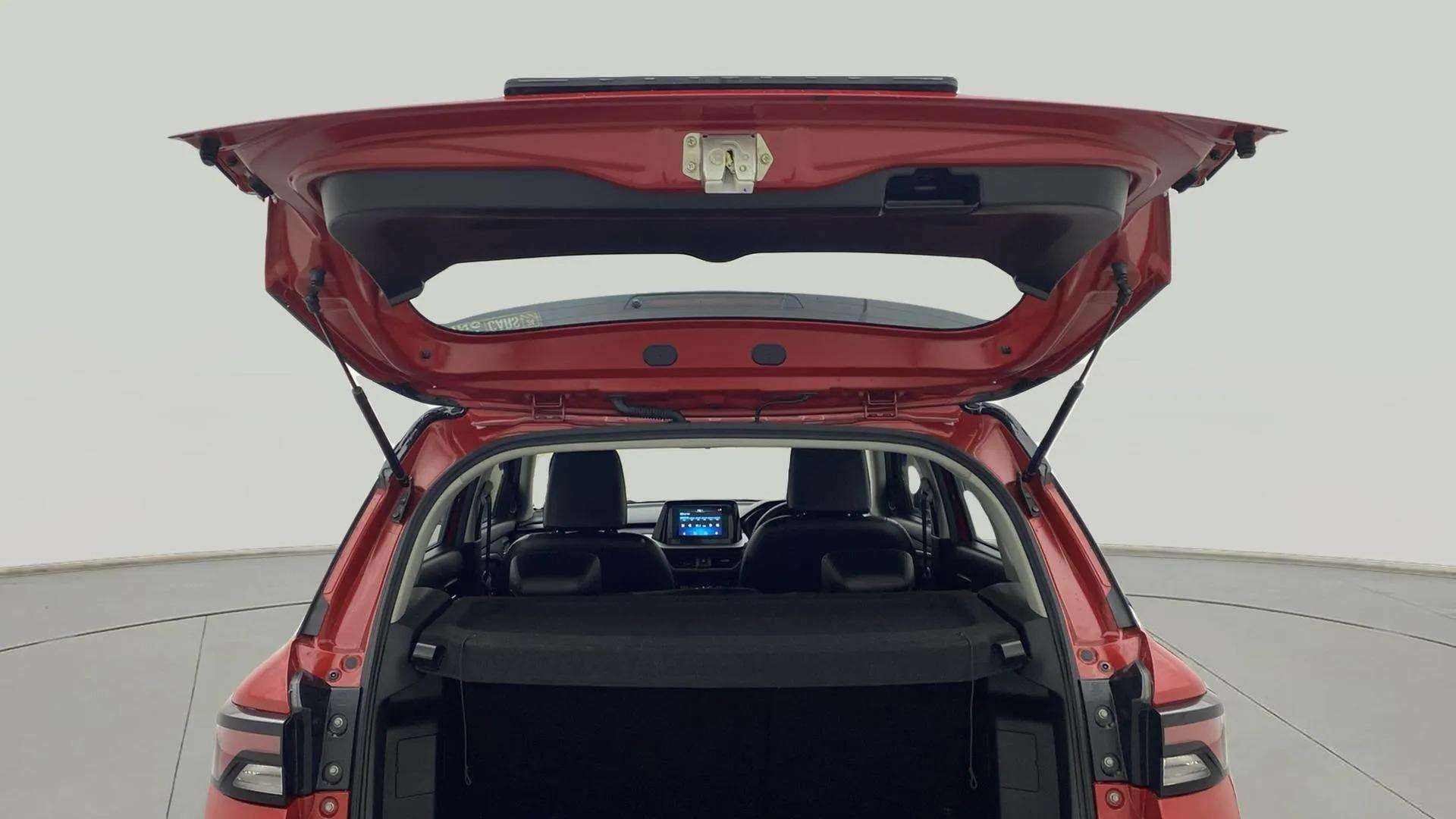 Boot space view of a Maruti Suzuki Brezza
