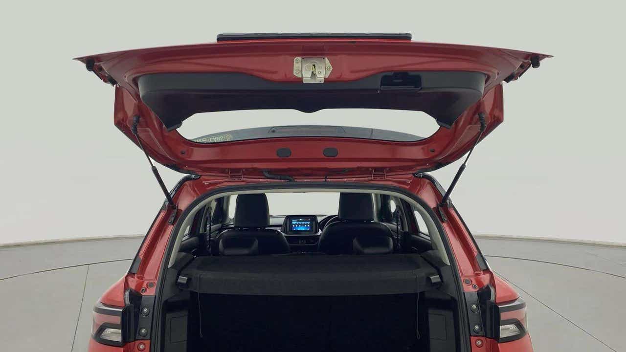 Boot space view of a Maruti Suzuki Brezza