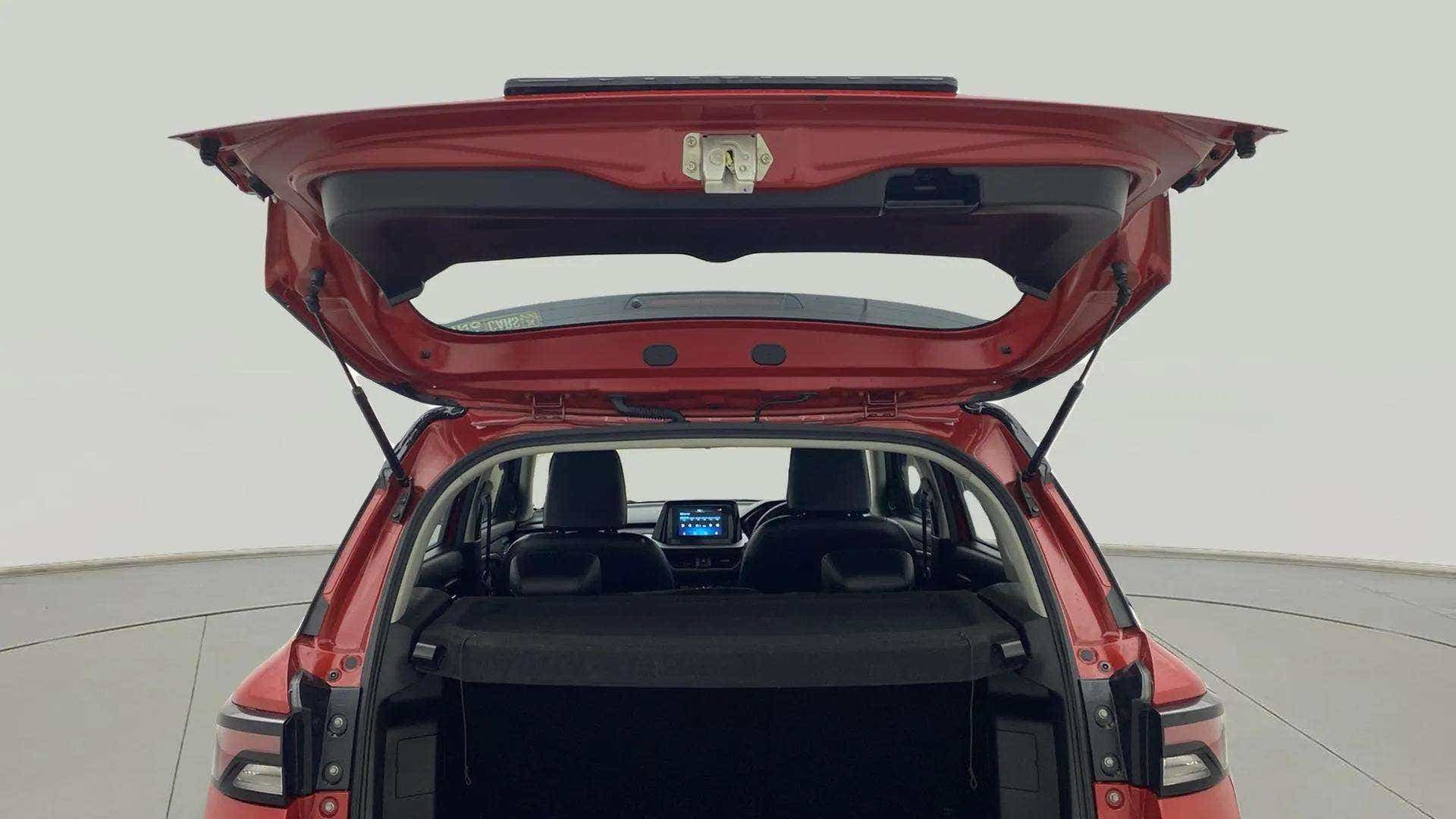 Boot space view of a Maruti Suzuki Brezza