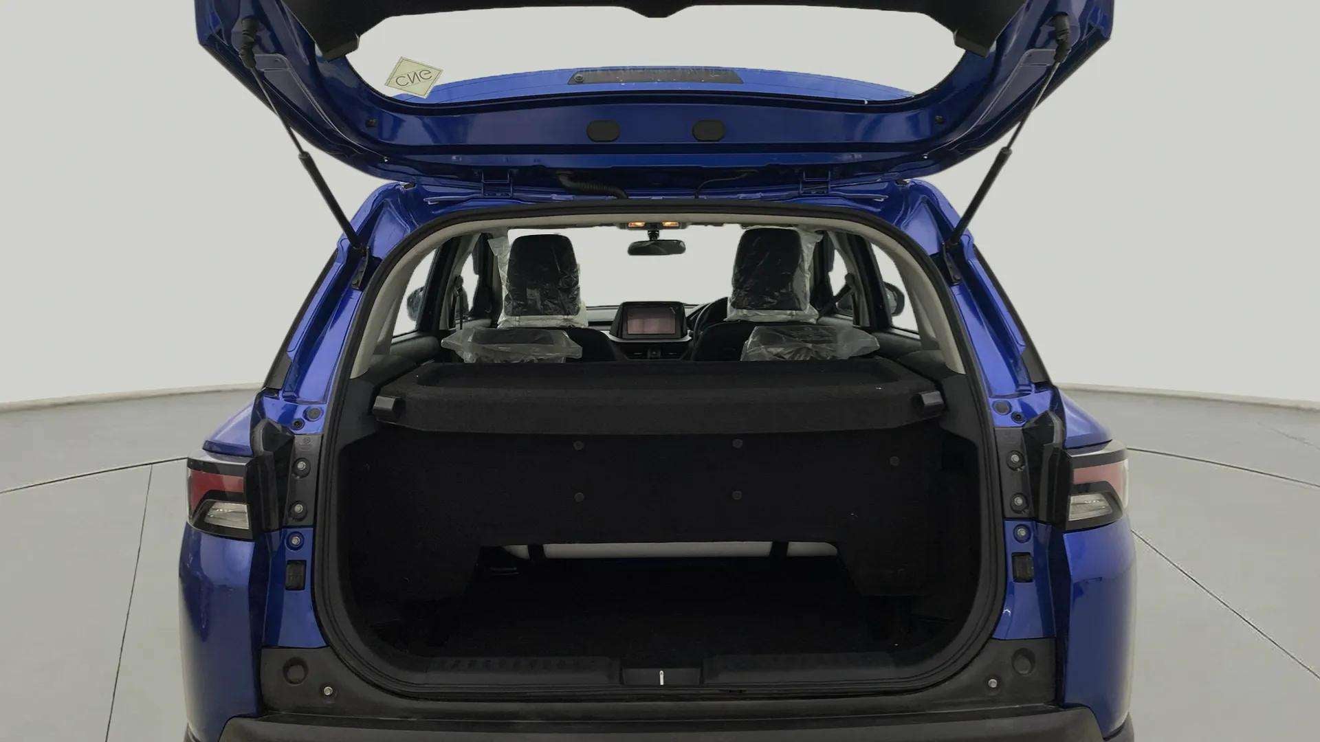 Boot view of a Maruti Suzuki Brezza