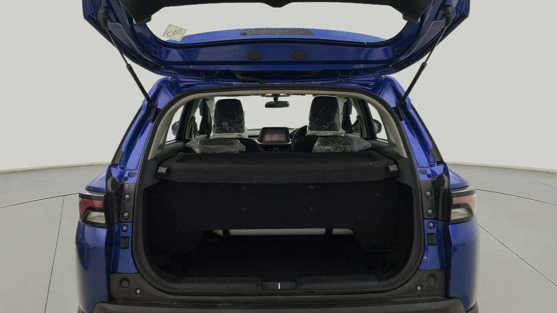 Boot view of a Maruti Suzuki Brezza