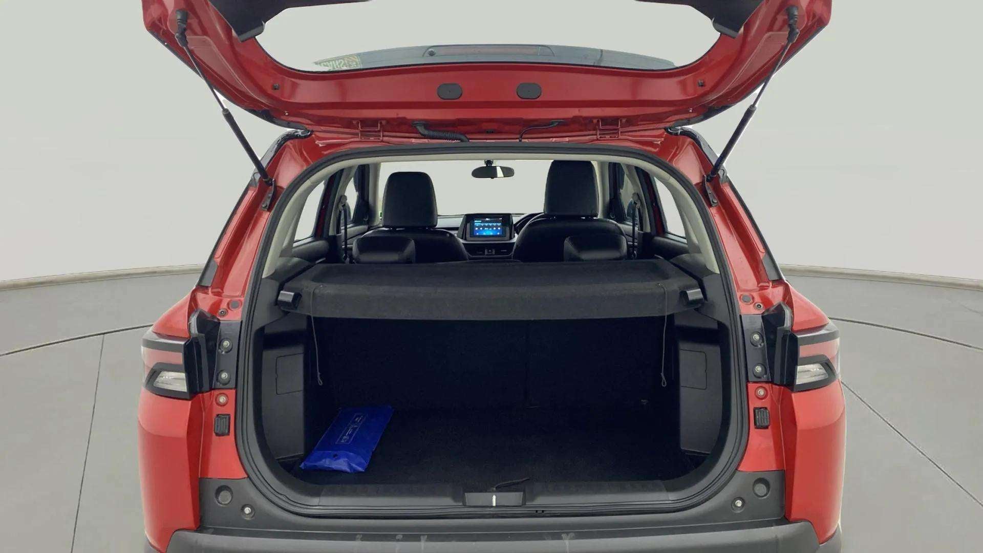 Boot space view of a Maruti Suzuki Brezza