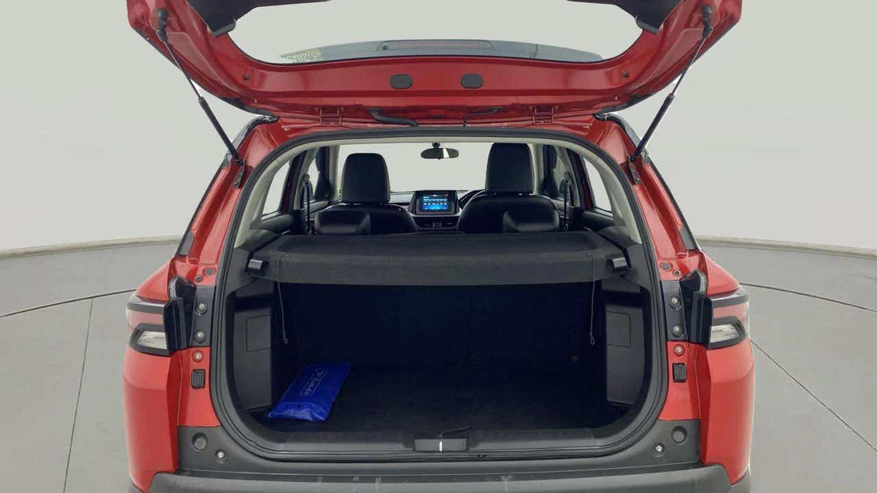Boot space view of a Maruti Suzuki Brezza
