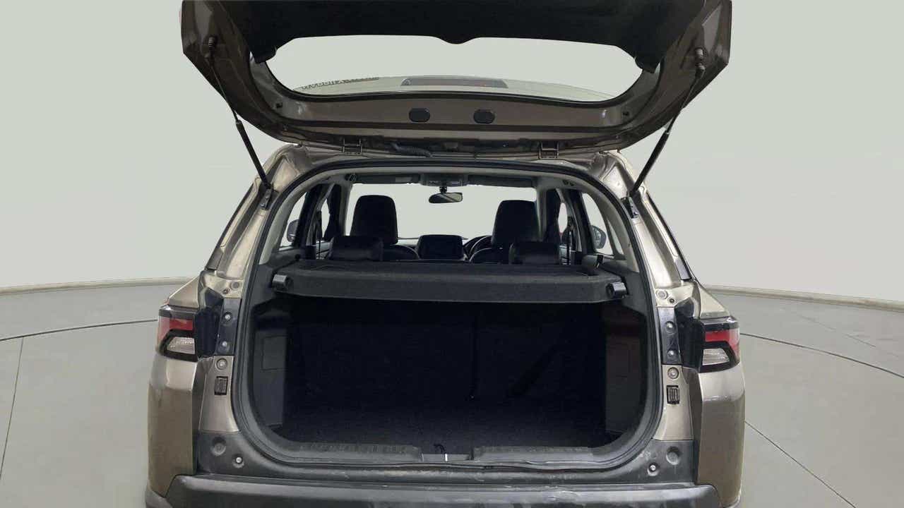 Boot space view of a Maruti Suzuki Brezza