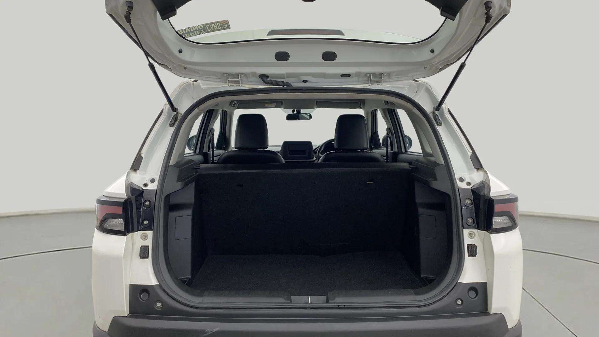 Boot space view of a Maruti Suzuki Brezza