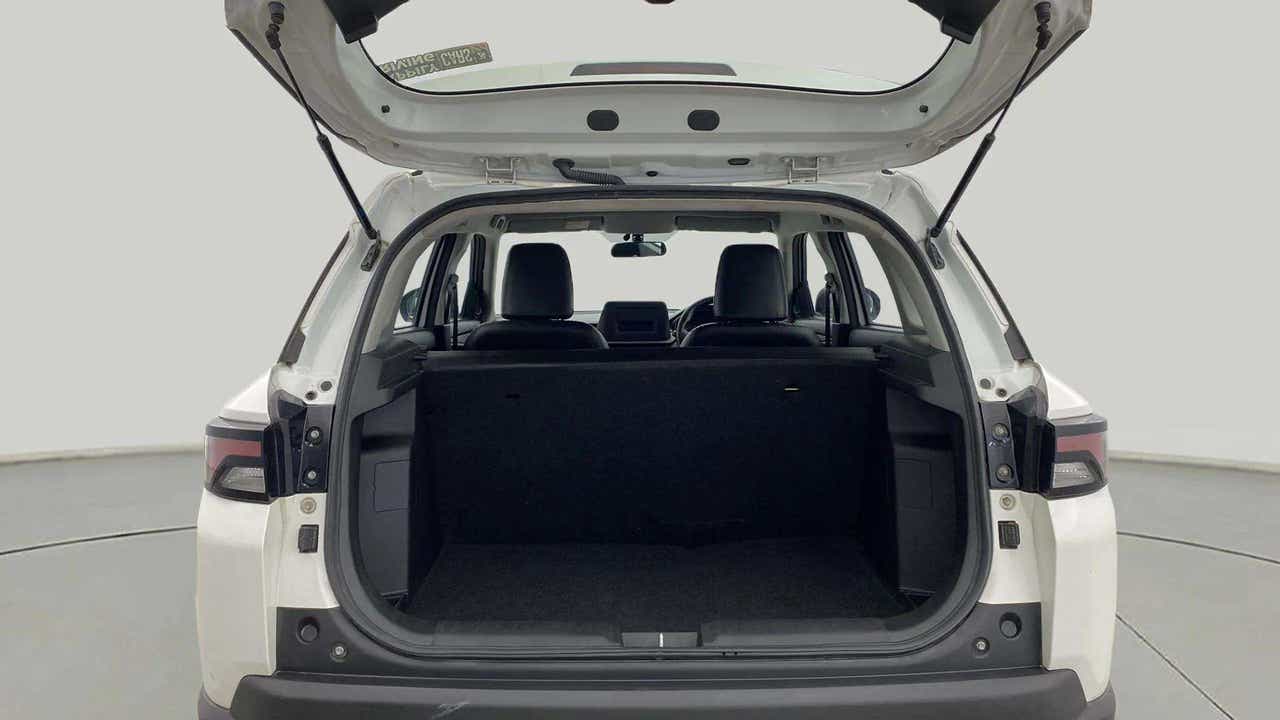 Boot space view of a Maruti Suzuki Brezza